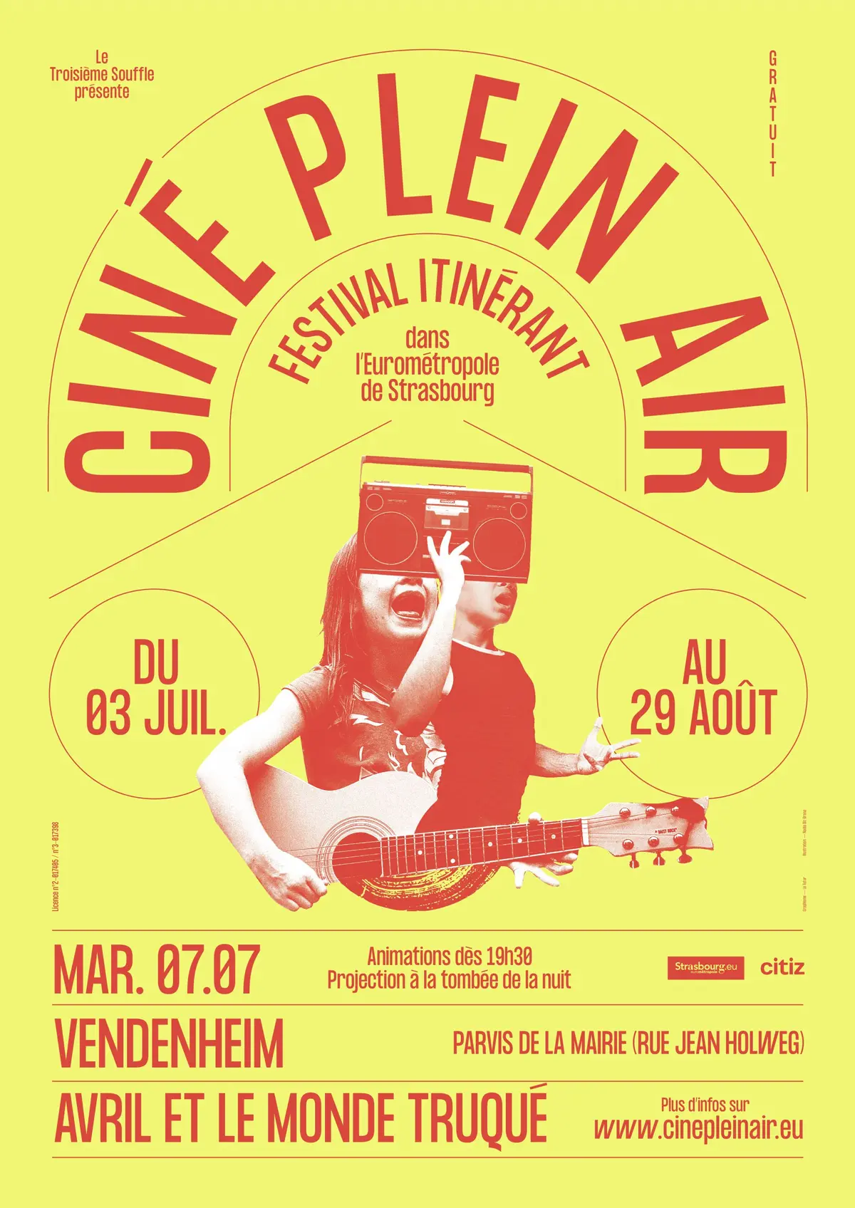 Ciné Plein Air ! - Avril et le Monde Truqué