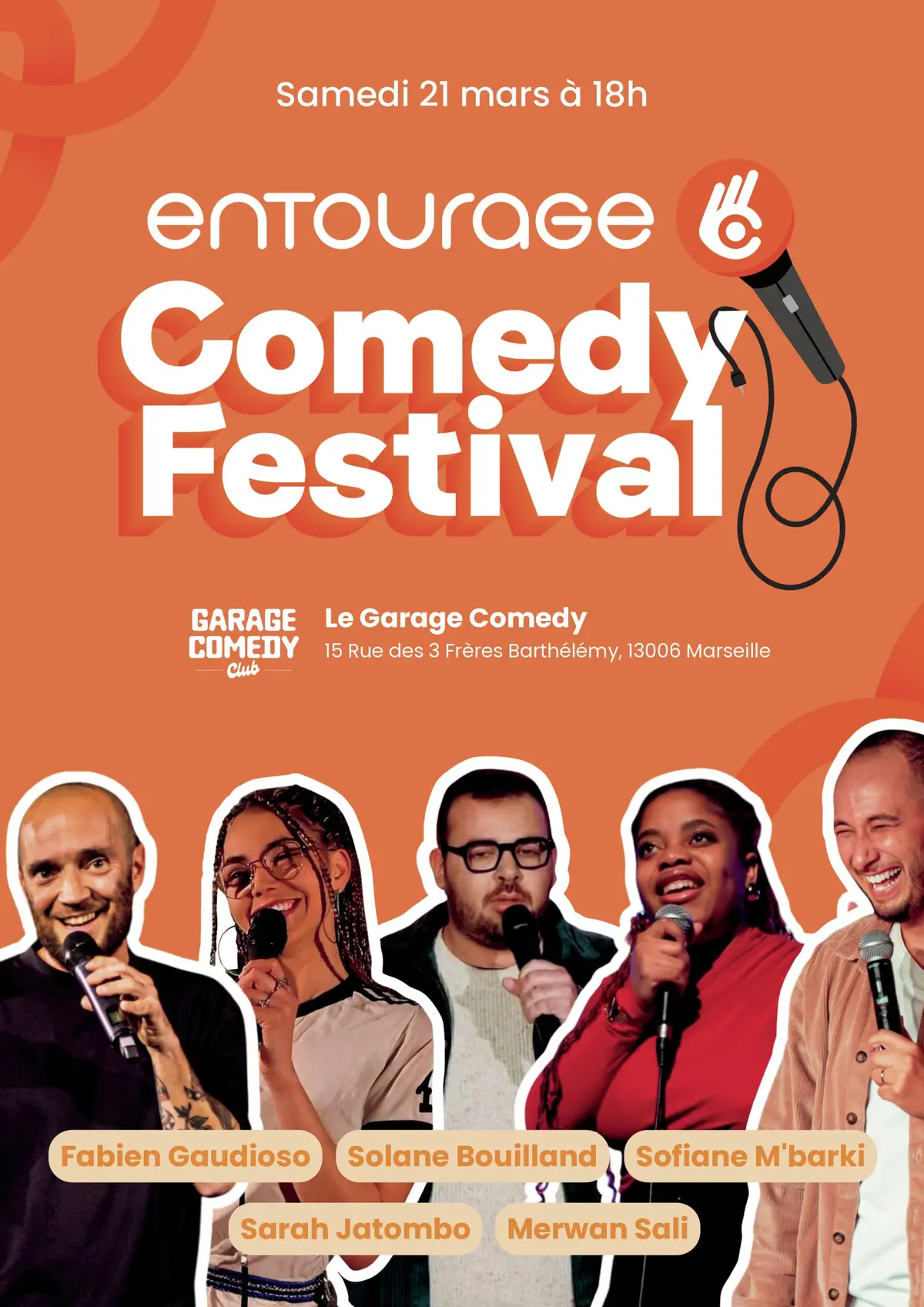 Entourage Comedy Festival Marseille