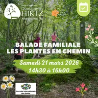 Balade familiale Les plantes en chemin avec Isabelle Mazzara  &copy; Domaine du HIRTZ