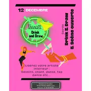 Soirée Drink & Draw et Scène ouverte 