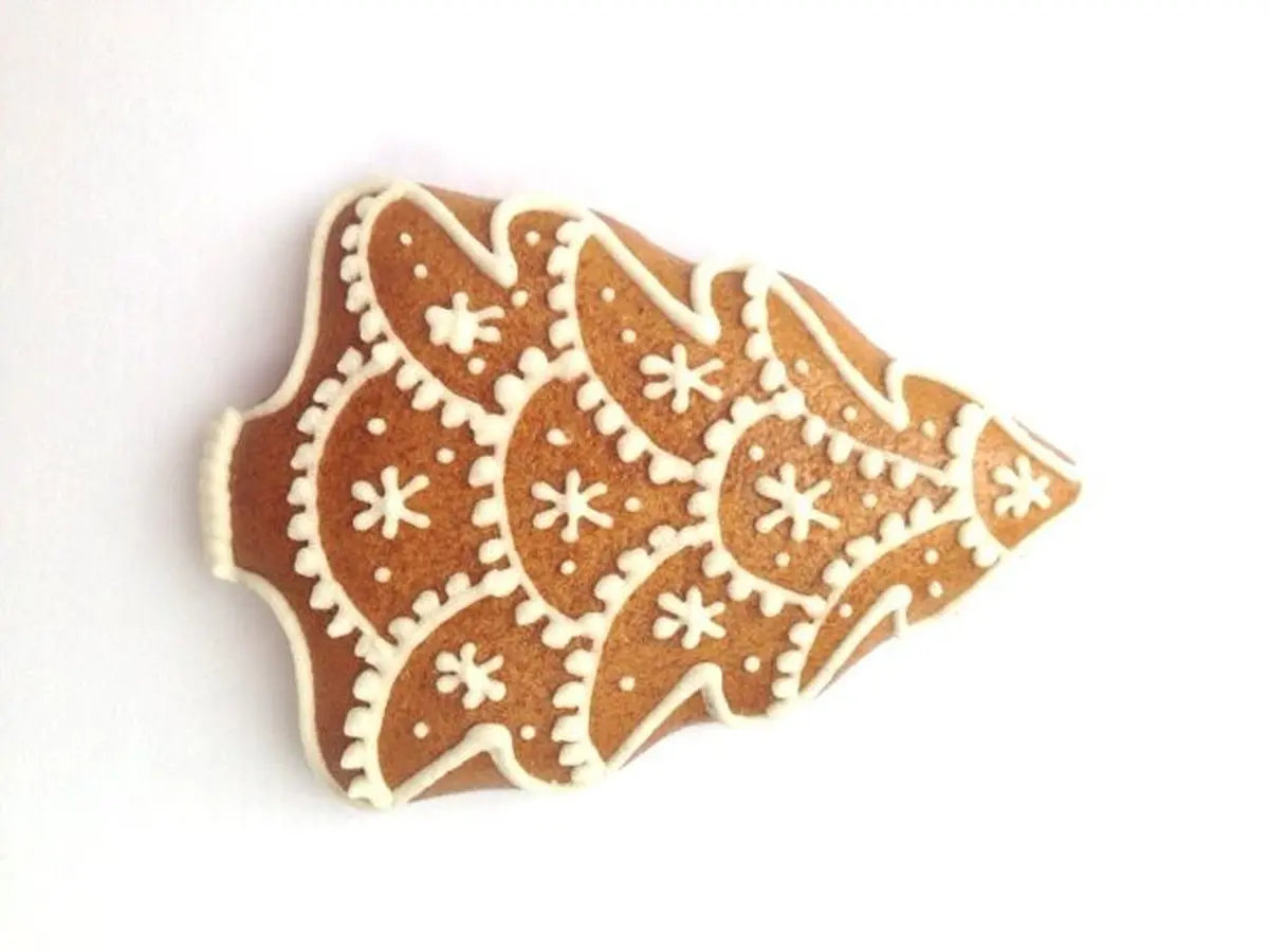 Quand le sucre dessine Noël, décor sur pain d'épice