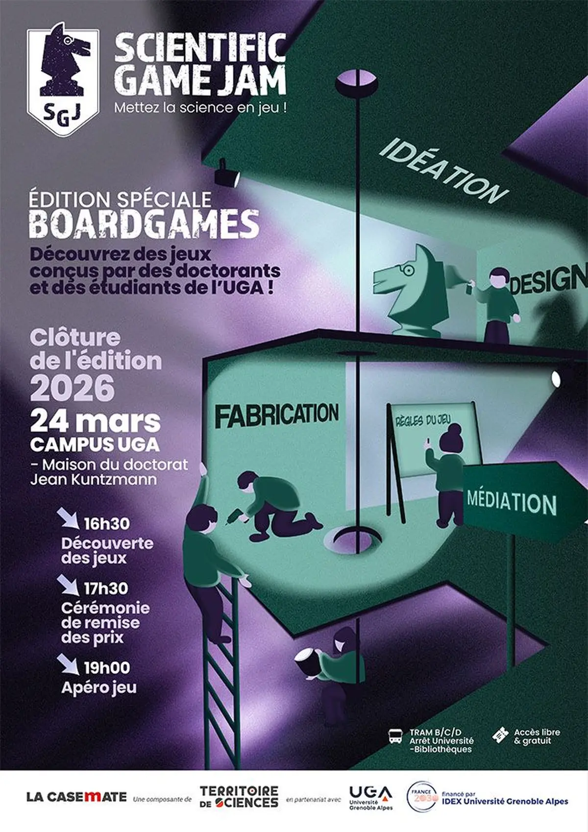 Scientific Game Jam 2026 – Soirée De Restitution