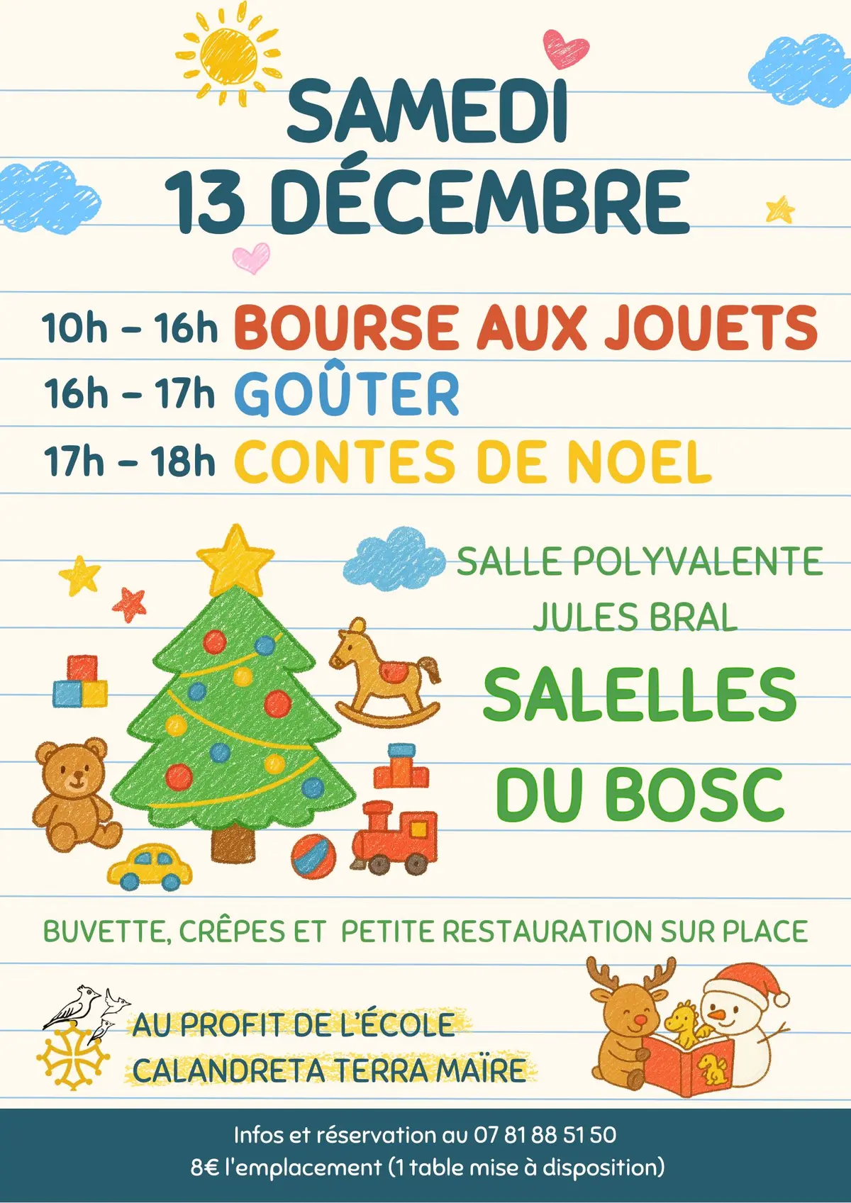 Bourse aux jouets - Goûter - Contes de Noël 