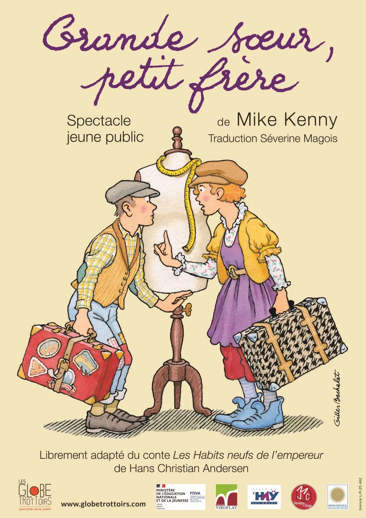 Grande sœur, petit frère - Spectacle pour enfants - Vacances février – Paris 