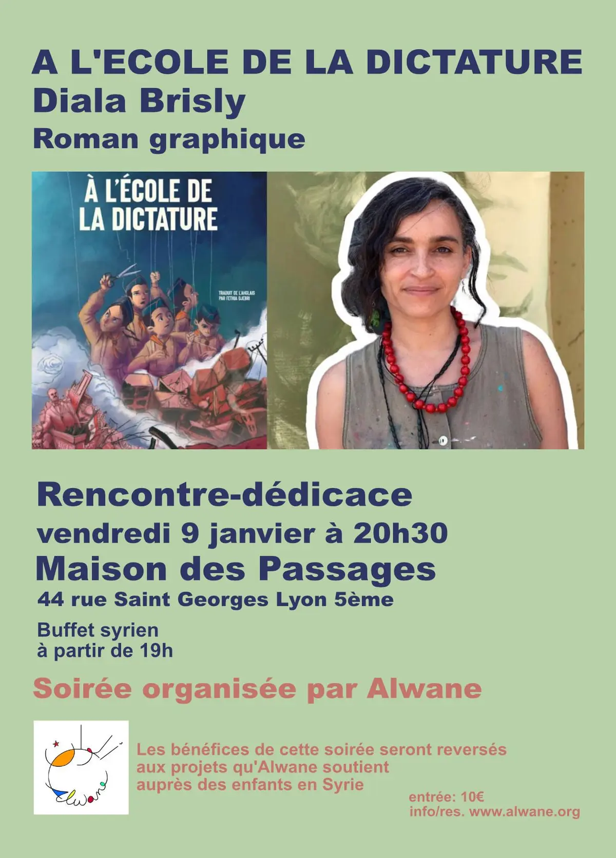 A l'école de la dictature, rencontre-dédicace avec Diala Brisly