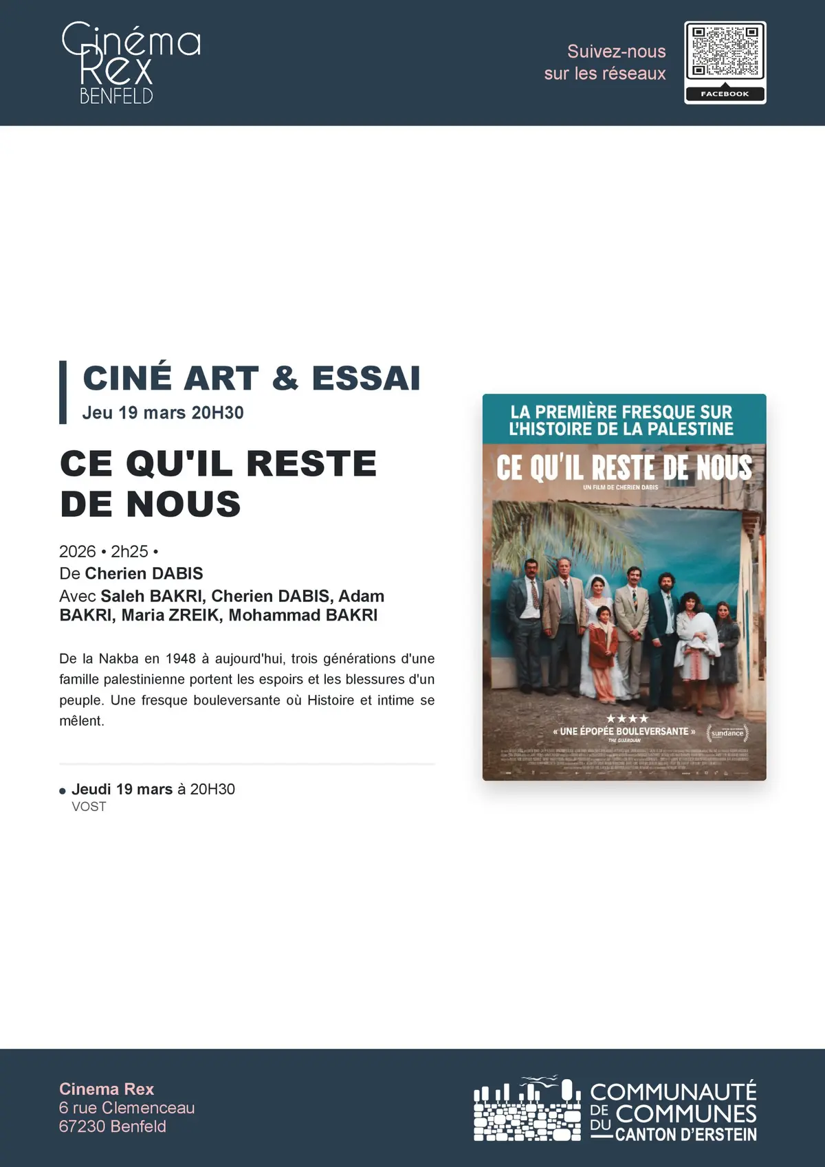 [Cinéma] Art & Essai : Ce qu'il reste de nous 