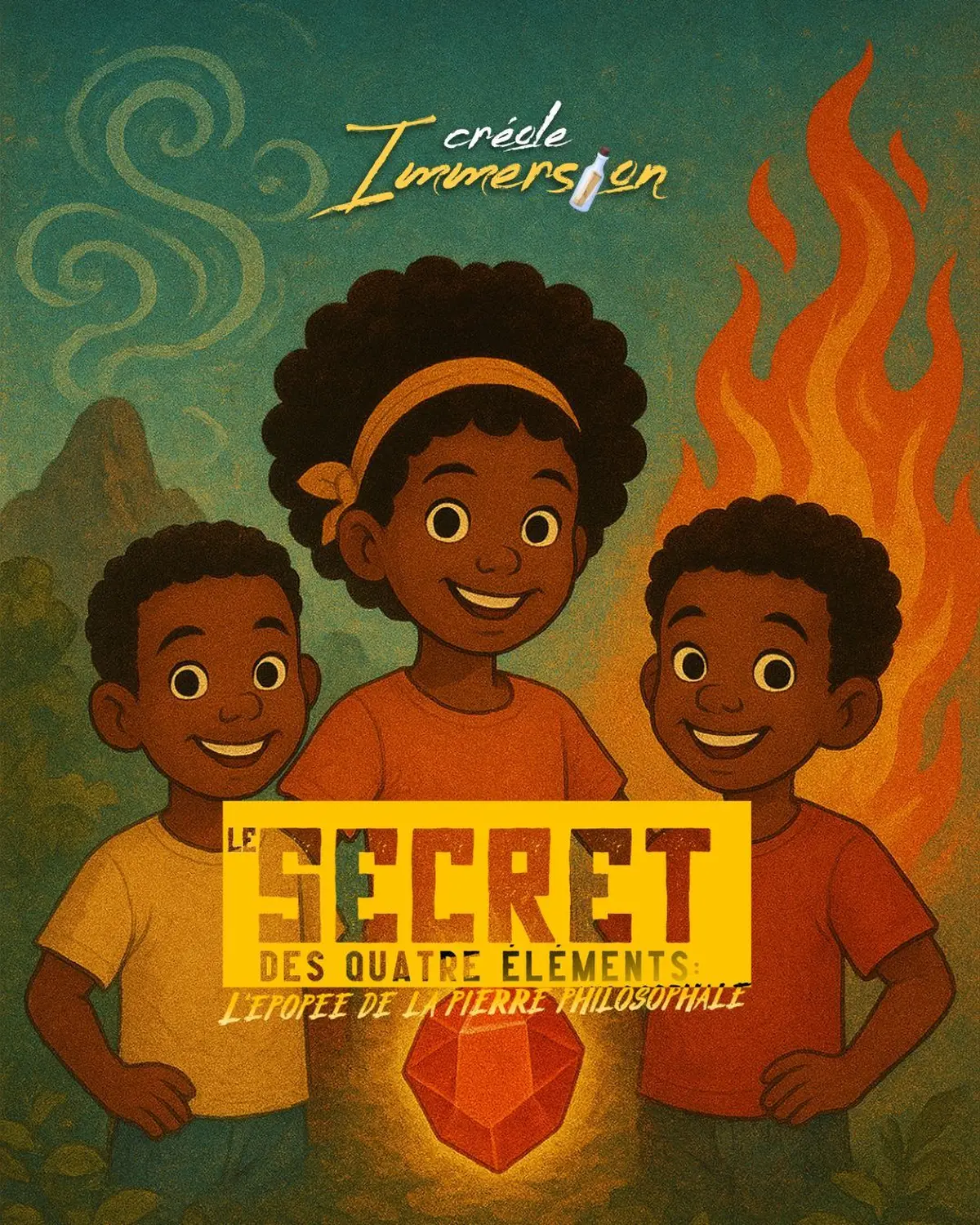 Le secret des quatre éléments : l'épopée de la pierre philosophale.