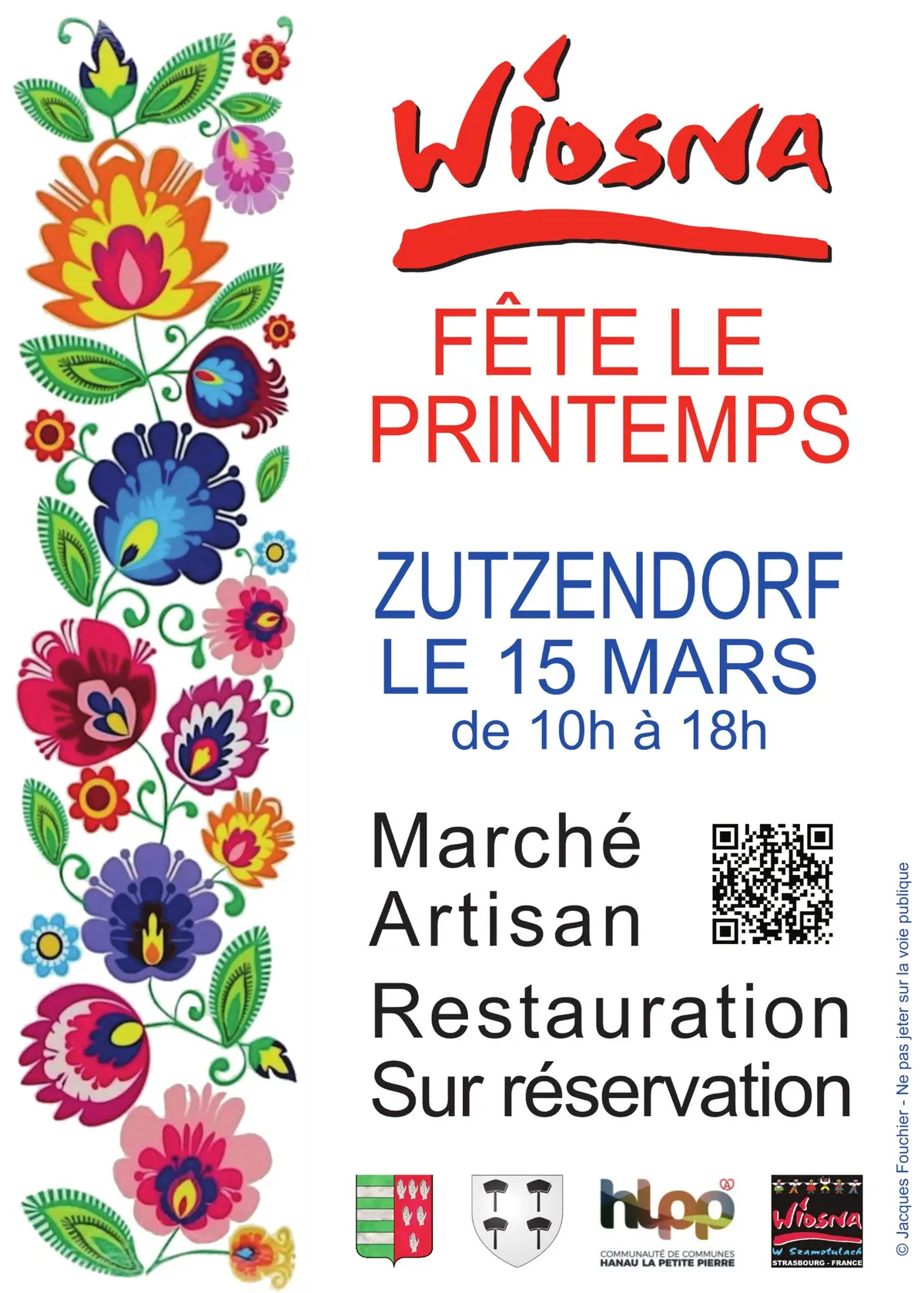 Wiosna Fête le Printemps Marché des artisans, créateurs et producteurs