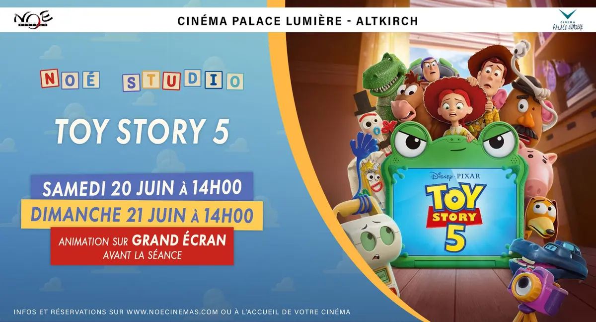 Animation devant le film Toy Story