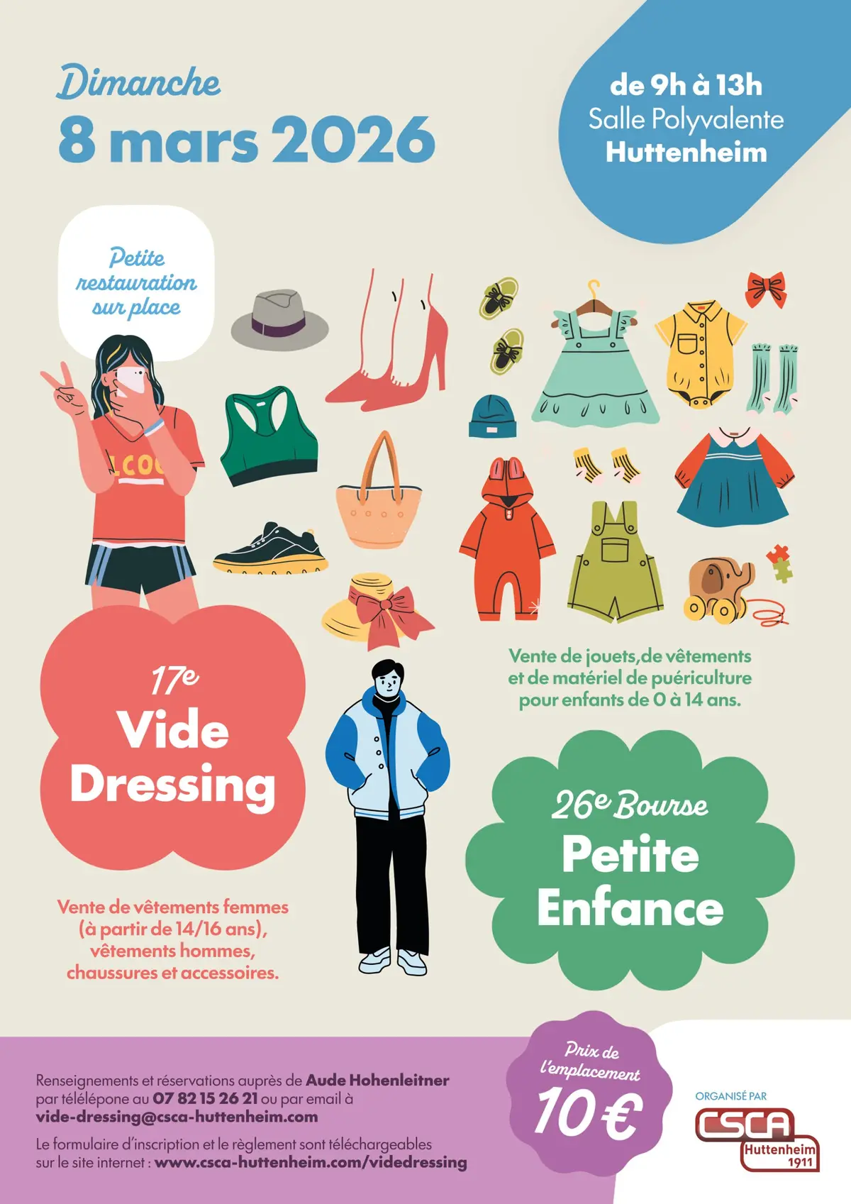 HUTTENHEIM // 26ᵉ Bourse Petite Enfance & 17ᵉ Vide-Dressing