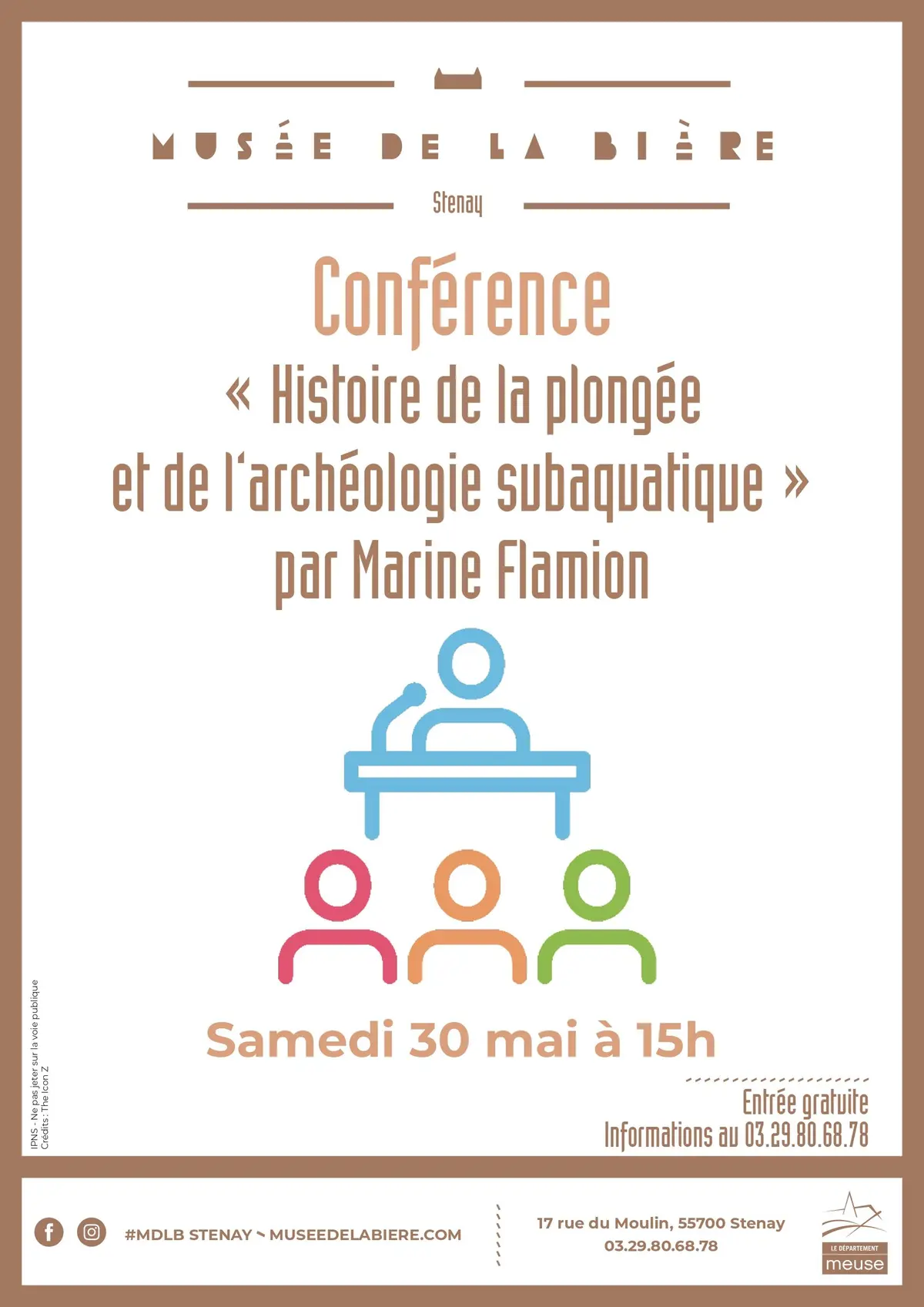 Conférence « Histoire de la plongée et de l'archéologie subaquatique » 