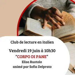 Club de lecture en italien : Corpo di pane de Elisa Ruotolo