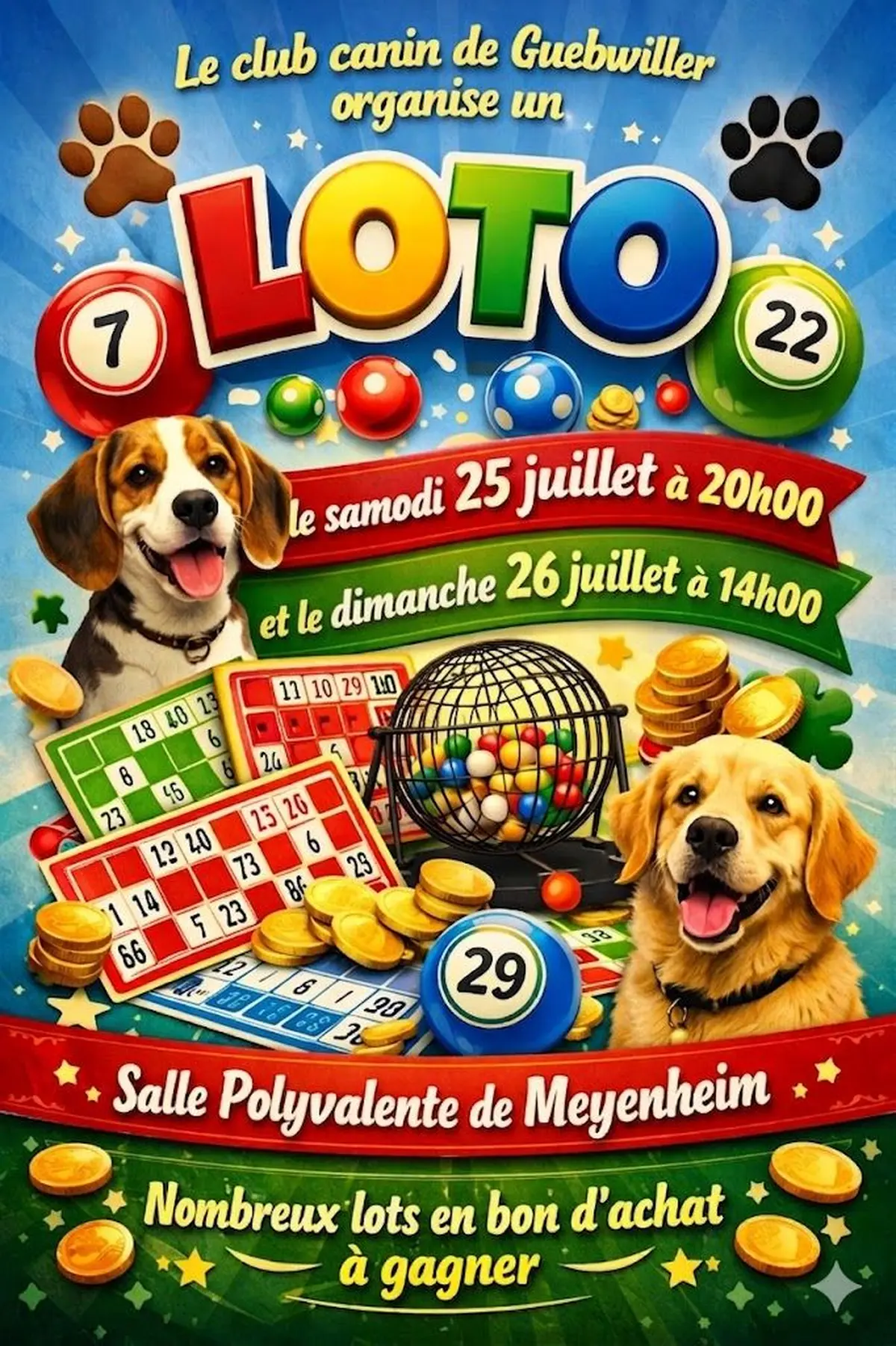Loto du club canin de Guebwiller