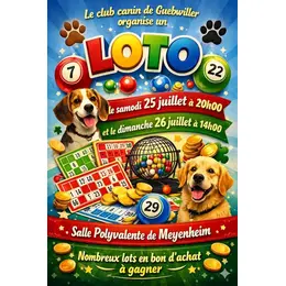 Loto du club canin de Guebwiller