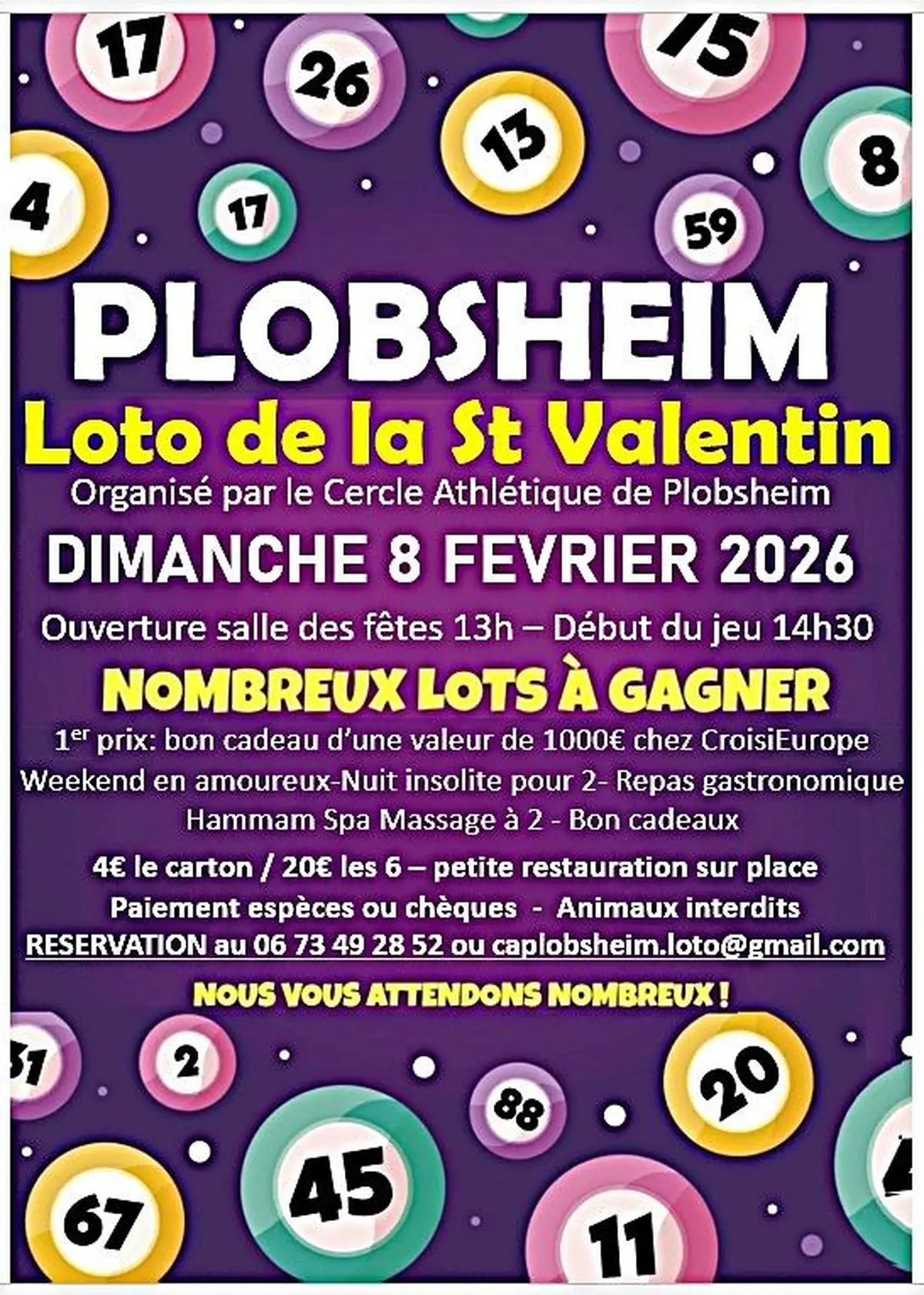 Loto de la St Valentin