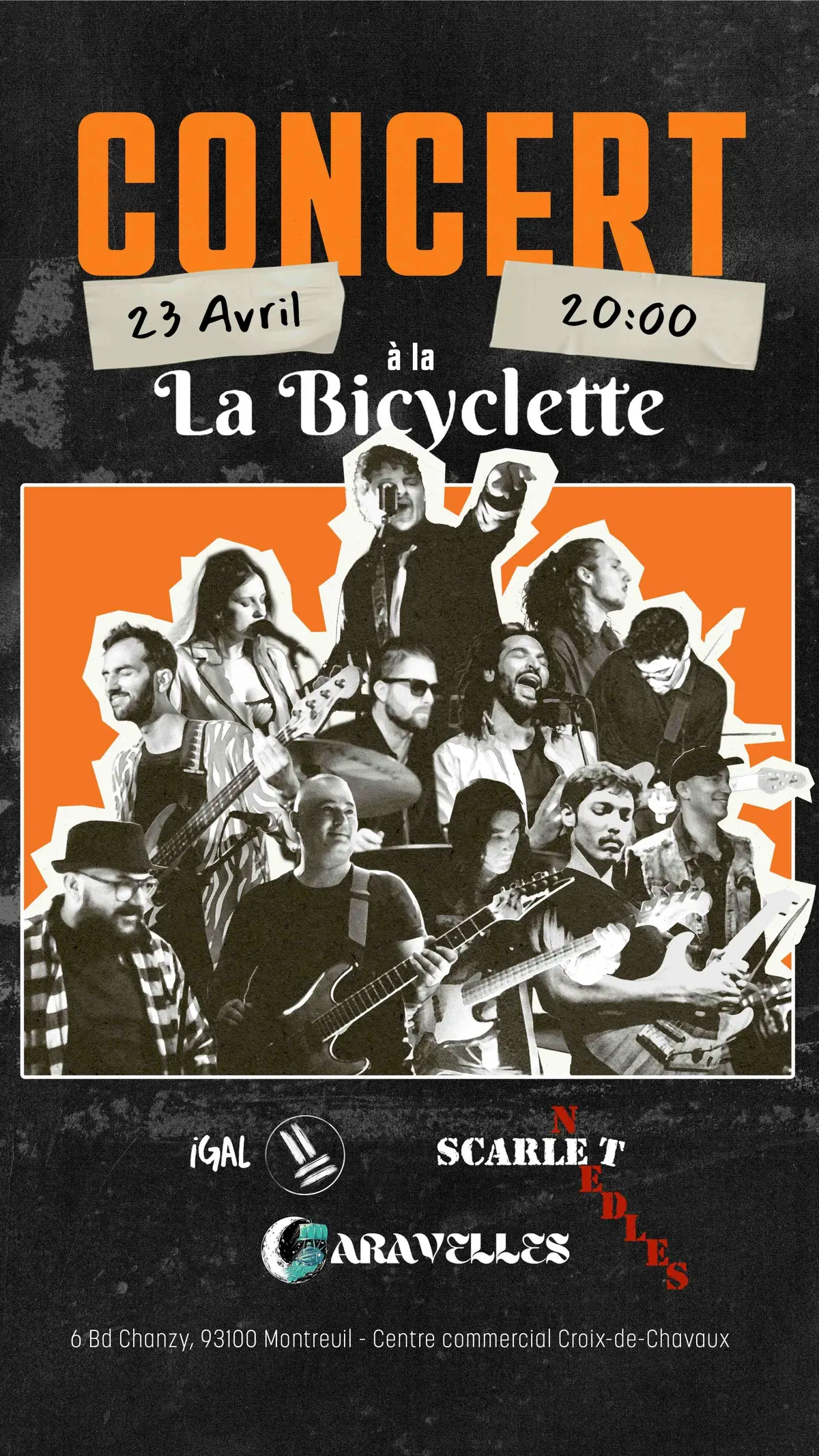 Concert rock : Scarlet Needles x Igal x Caravelles 