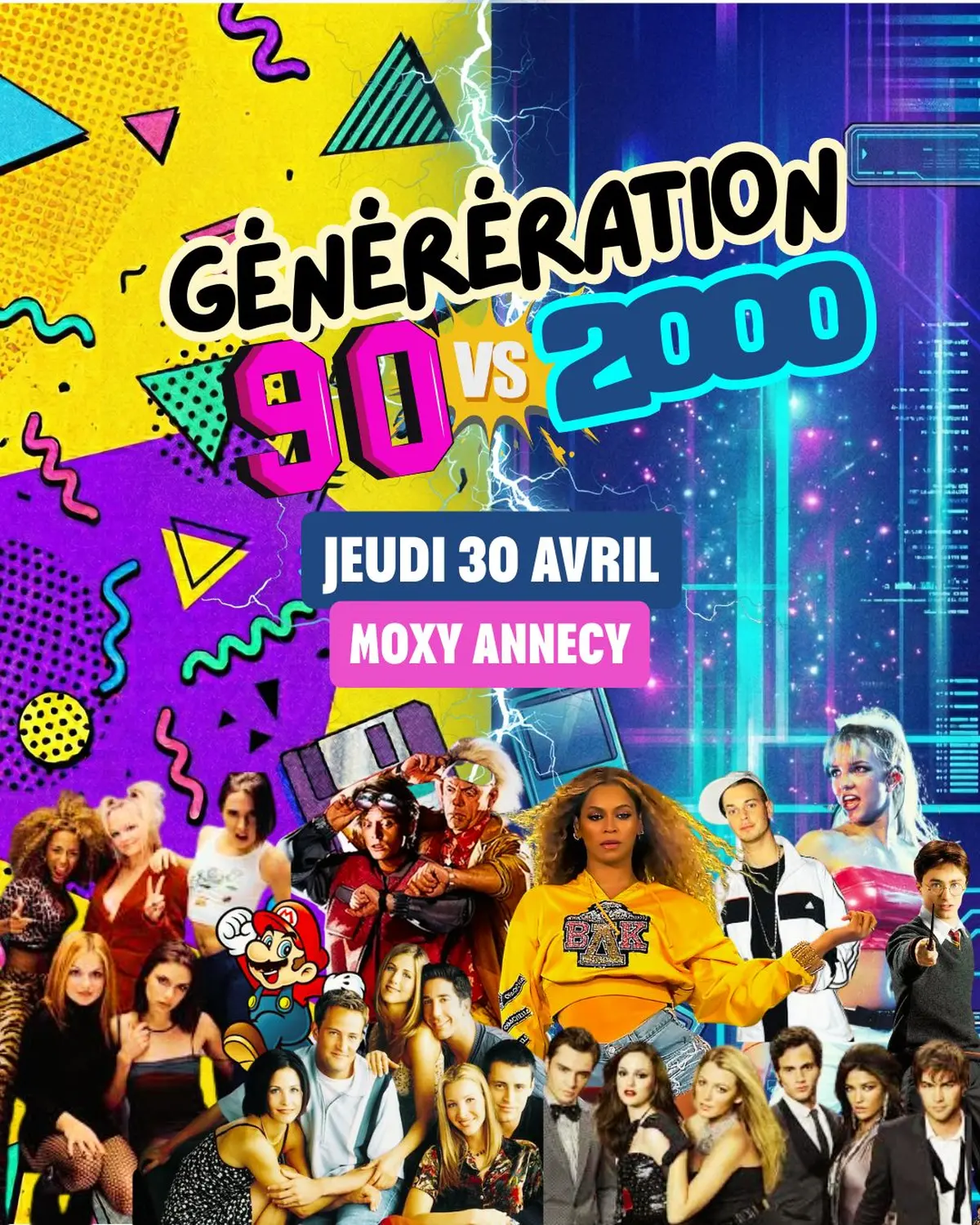 Génération 90 vs 2000