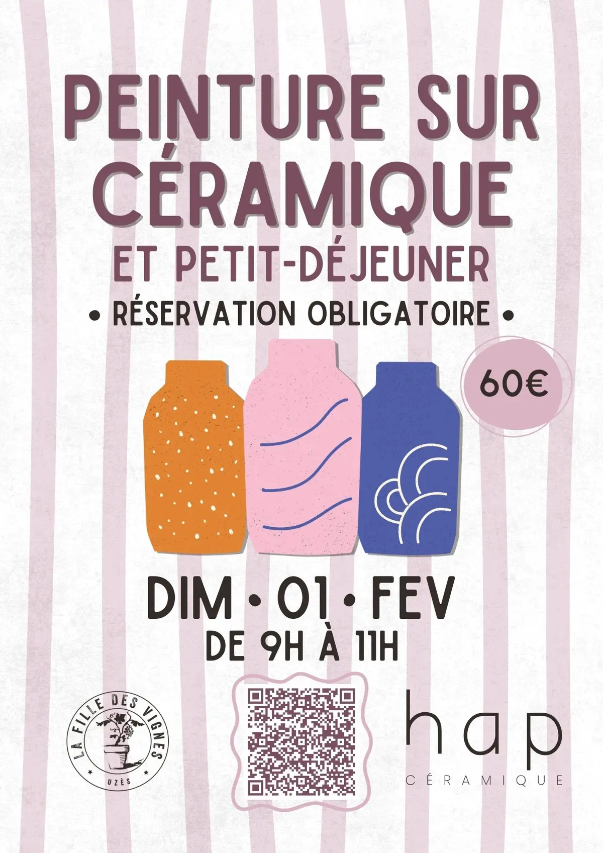 Atelier Peinture sur Céramique & Petit-Déjeuner