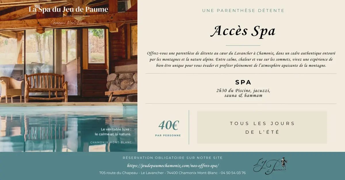 Nouveau — L'accès spa & jacuzzi extérieur ouvre ses portes aux visiteurs