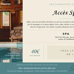 Nouveau — L'accès spa & jacuzzi extérieur ouvre ses portes aux visiteurs