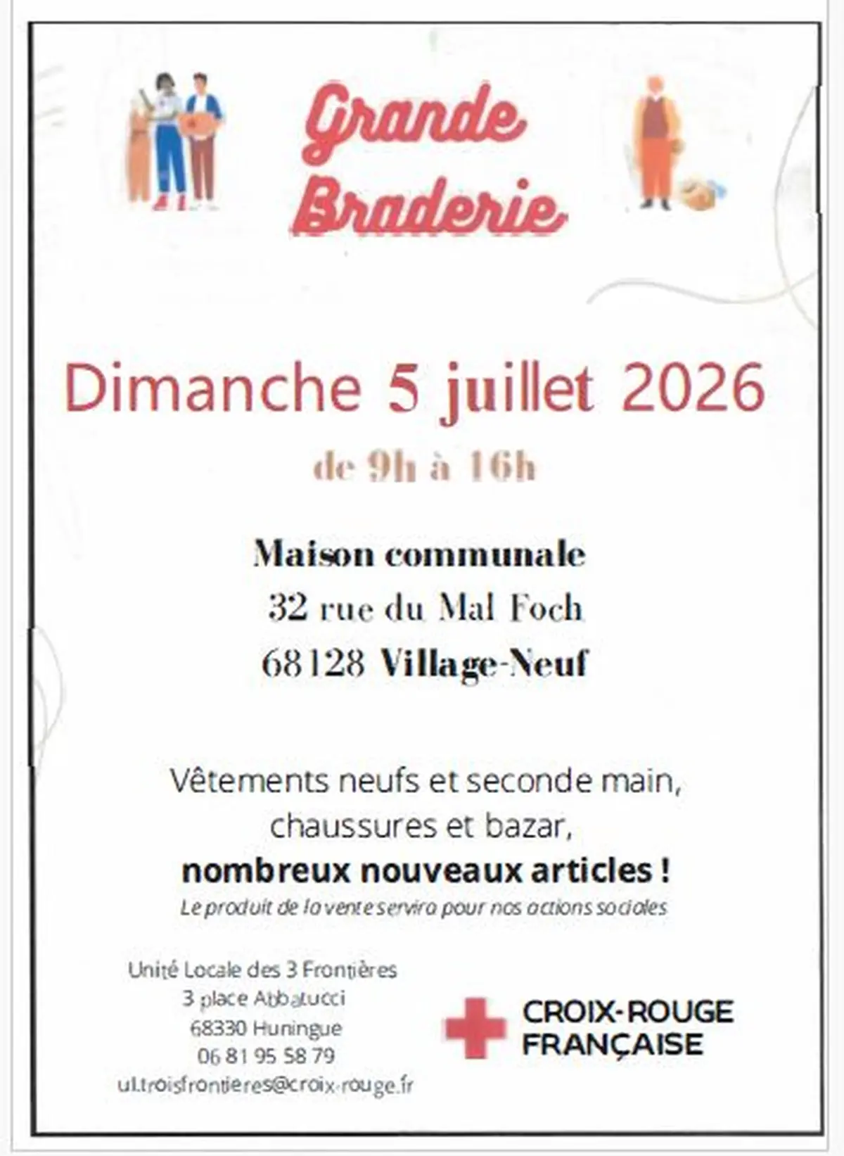 Retour de la “Grande Braderie” de l’Unité locale des 3 Frontières