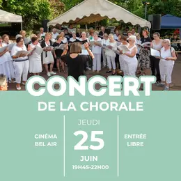 Concert de la chorale du Bel Air 