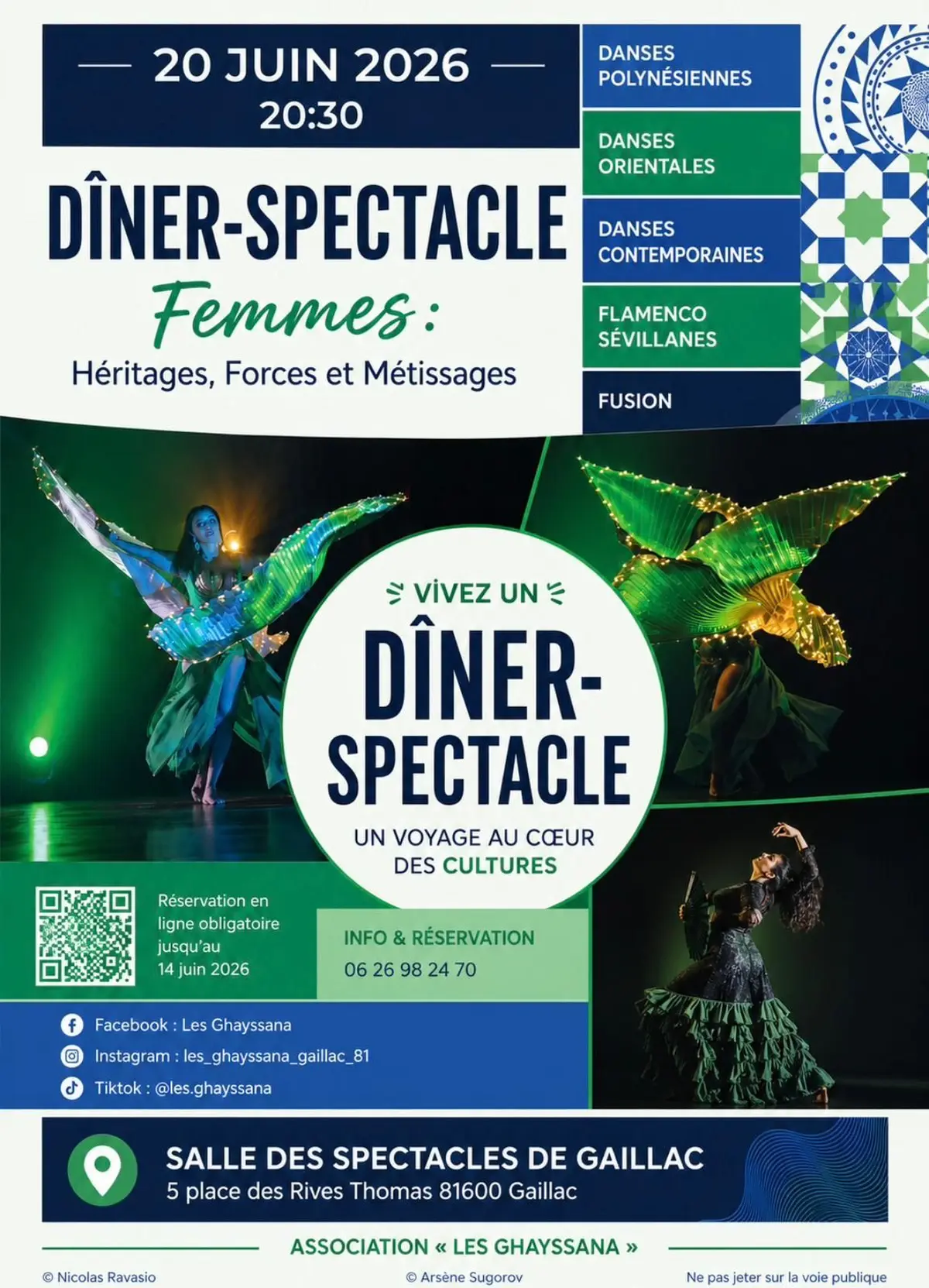 Soirée diner-spectacle oriental