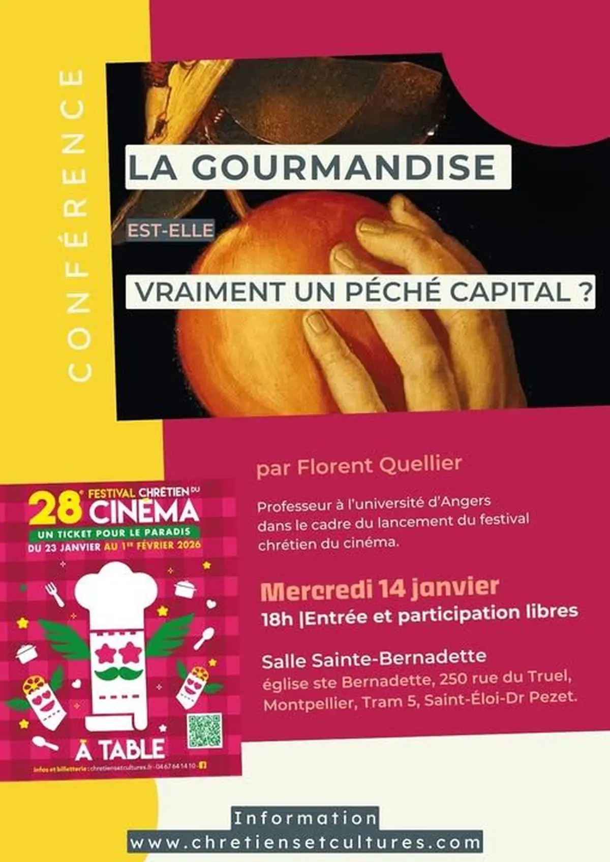 Conférence : La Gourmandise est-elle vraiment un péché capital ?