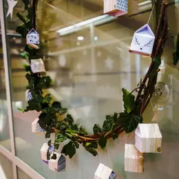 Atelier de Noël : Couronne calendrier de l’Avent en duo 