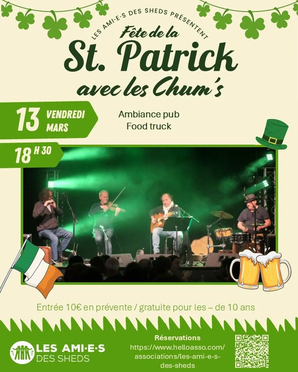 La St Patrick avec les Chum's