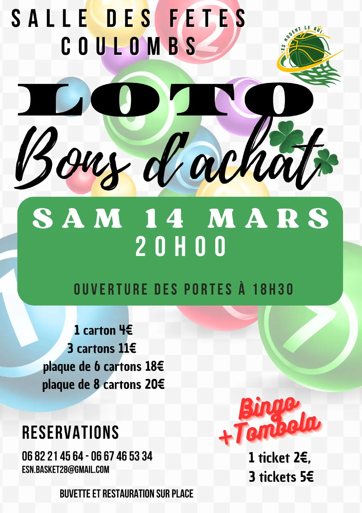 Loto de l'Esn basket