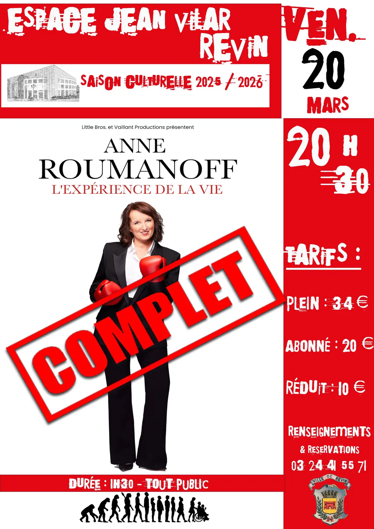 Anne Roumanoff « L’expérience de la vie »