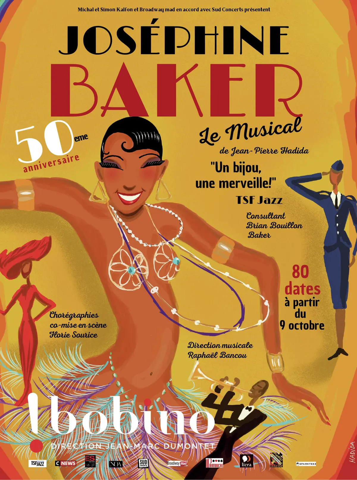 Joséphine Baker le musical 50 eme anniversaire
