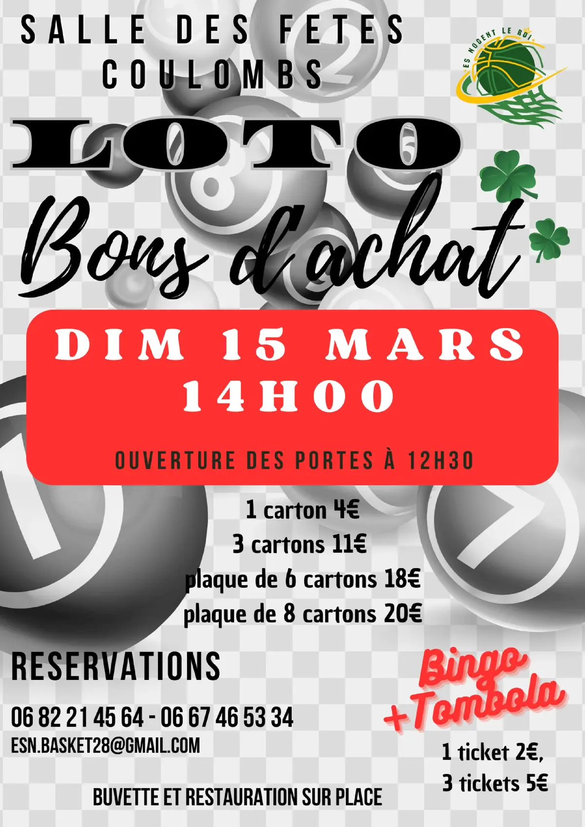 Loto de l'Esn basket