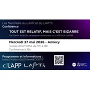 Conférence et visites : Tout est relatif, mais c’est bizarre 