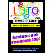 Loto du Tennis de Table de Dombasle