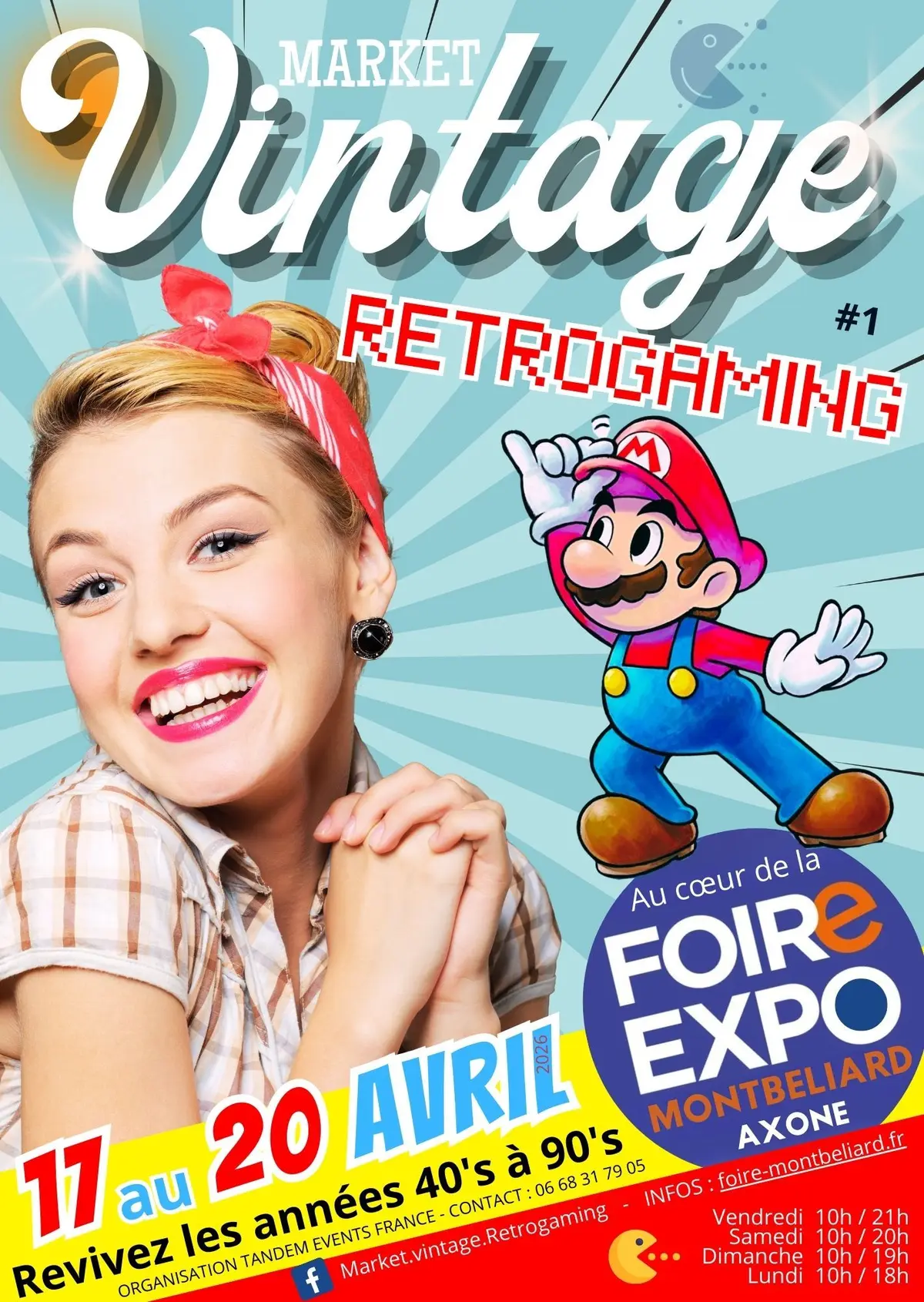 Market vintage et retrogaming de Montbéliard