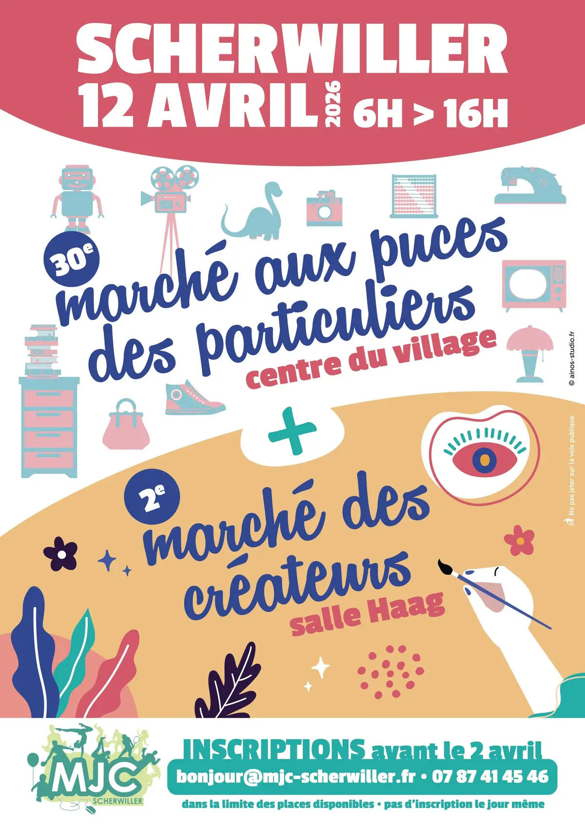 30ème Marché au Puces de Scherwiller et 2ème marché des créateurs