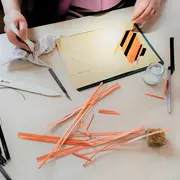 Atelier marqueterie de paille