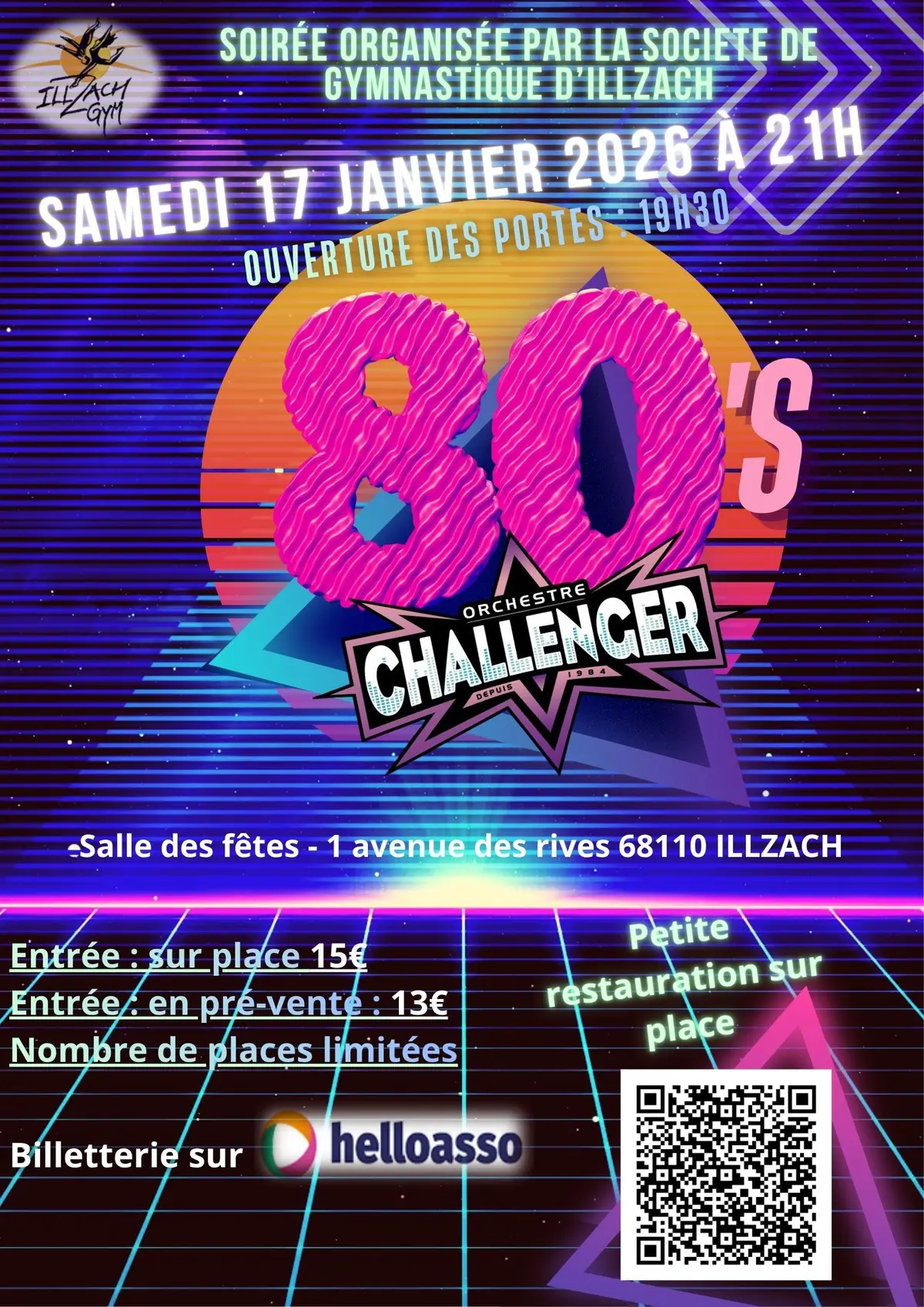 Soirée Années 80 avec l'Orchestre Challenger