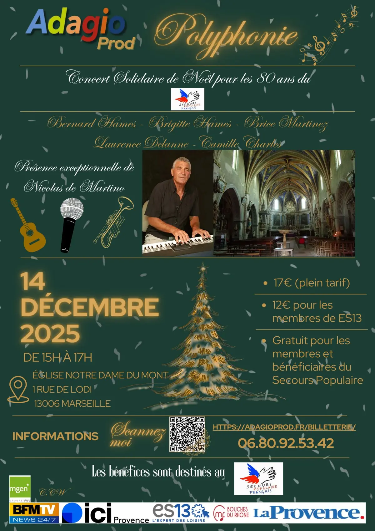 Polyphonie pour les 80 ans du secours populaire 