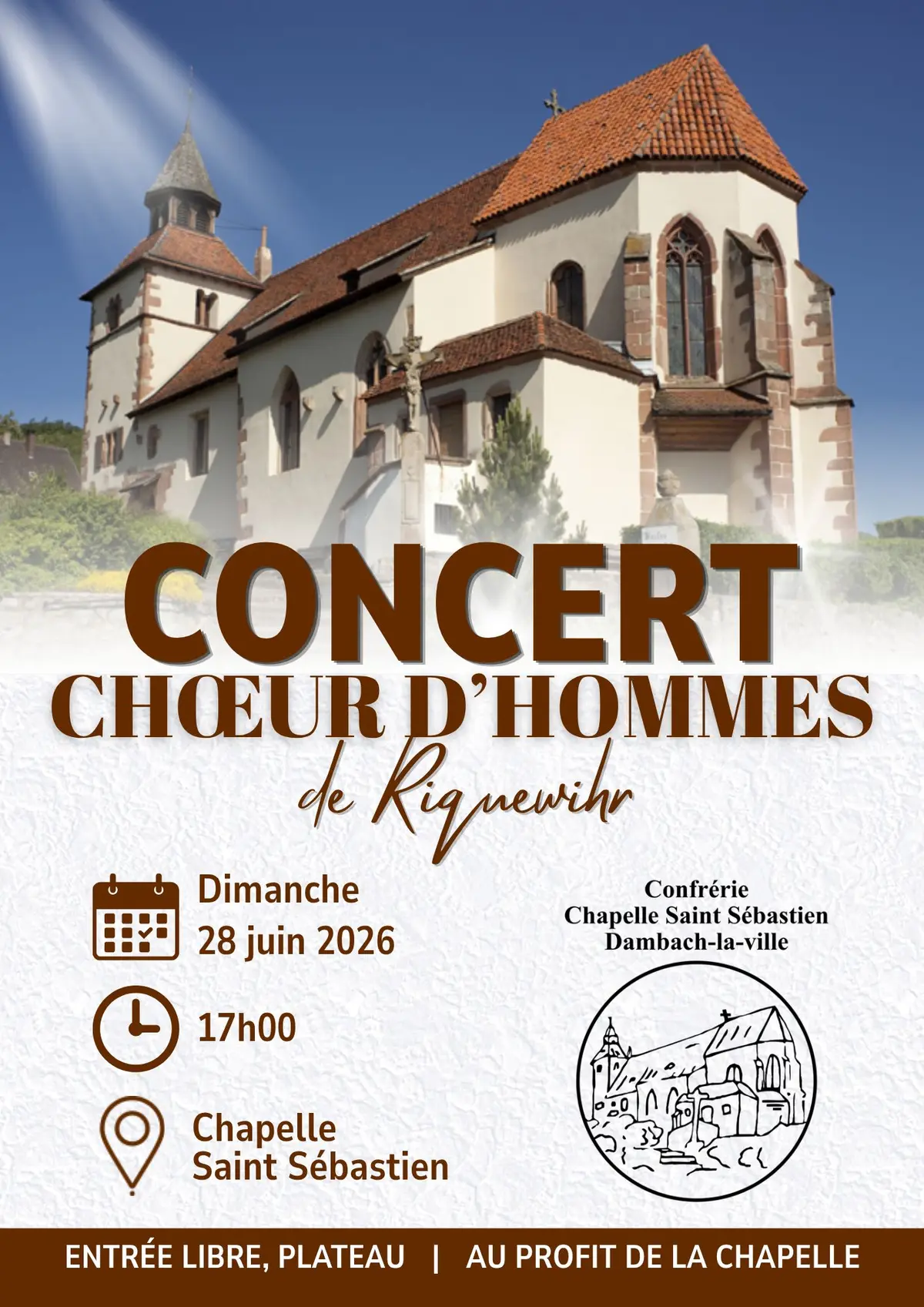 Un éventail pour l'été      Concert du choeur d'hommes de Riquewihr