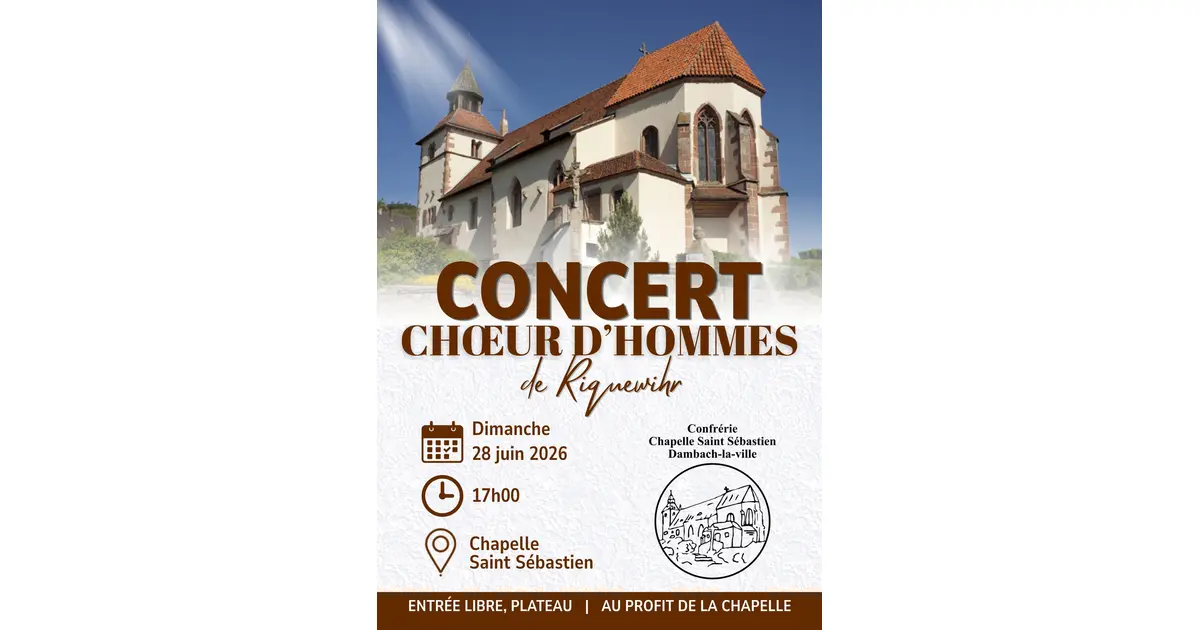 Un éventail pour l'été Concert du choeur d'hommes de Riquewihr