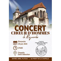 Un éventail pour l'été      Concert du choeur d'hommes de Riquewihr