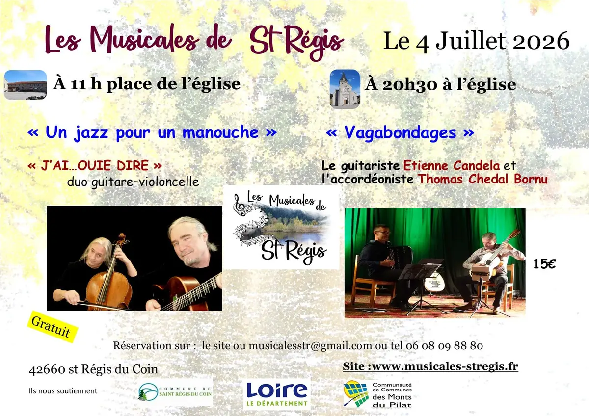 Les Musicales de St Régis 2026