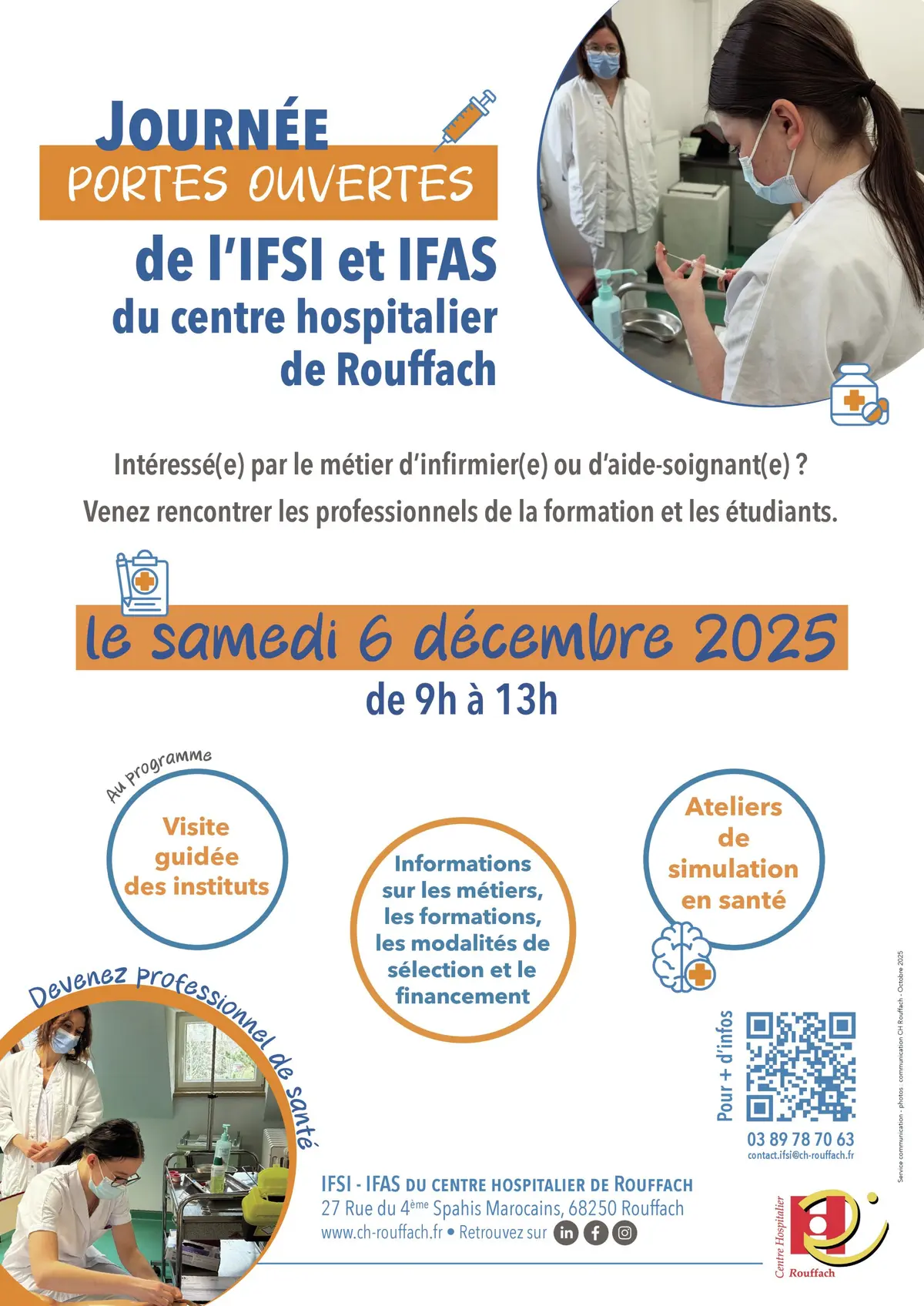 Journée portes ouvertes – IFSI et IFAS de Rouffach