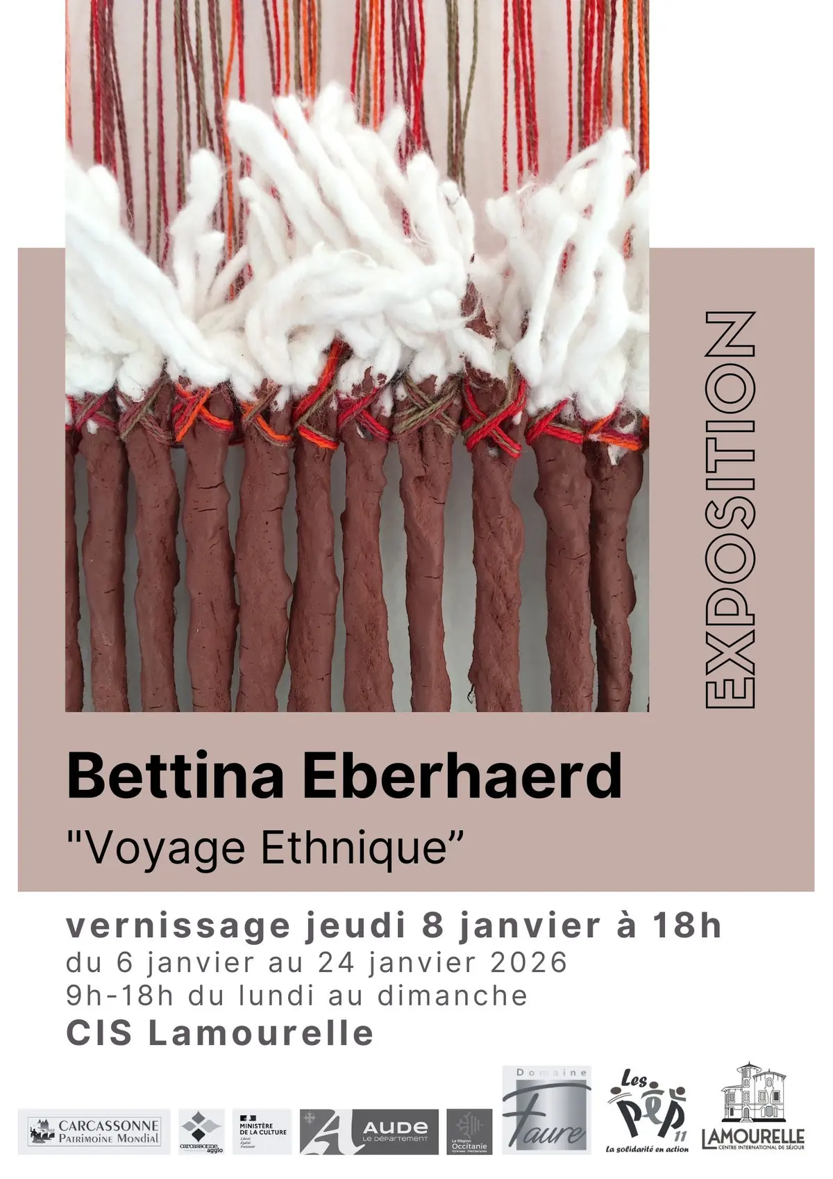 Exposition Voyage ethnique de Bettina HEBERHAERD