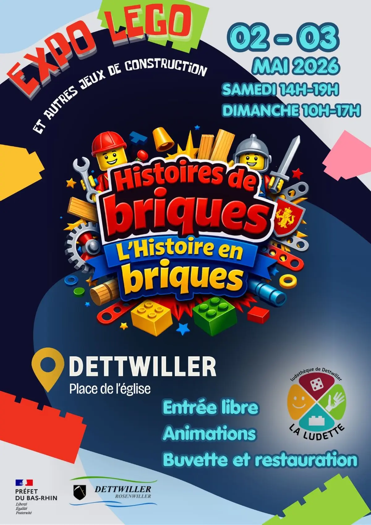 Expo Lego Histoire(s) de briques / L’Histoire en briques