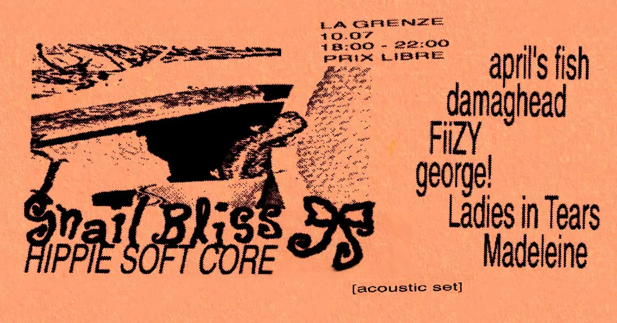 Snail Bliss Records concerts acoustic en terrasse à La Grenze