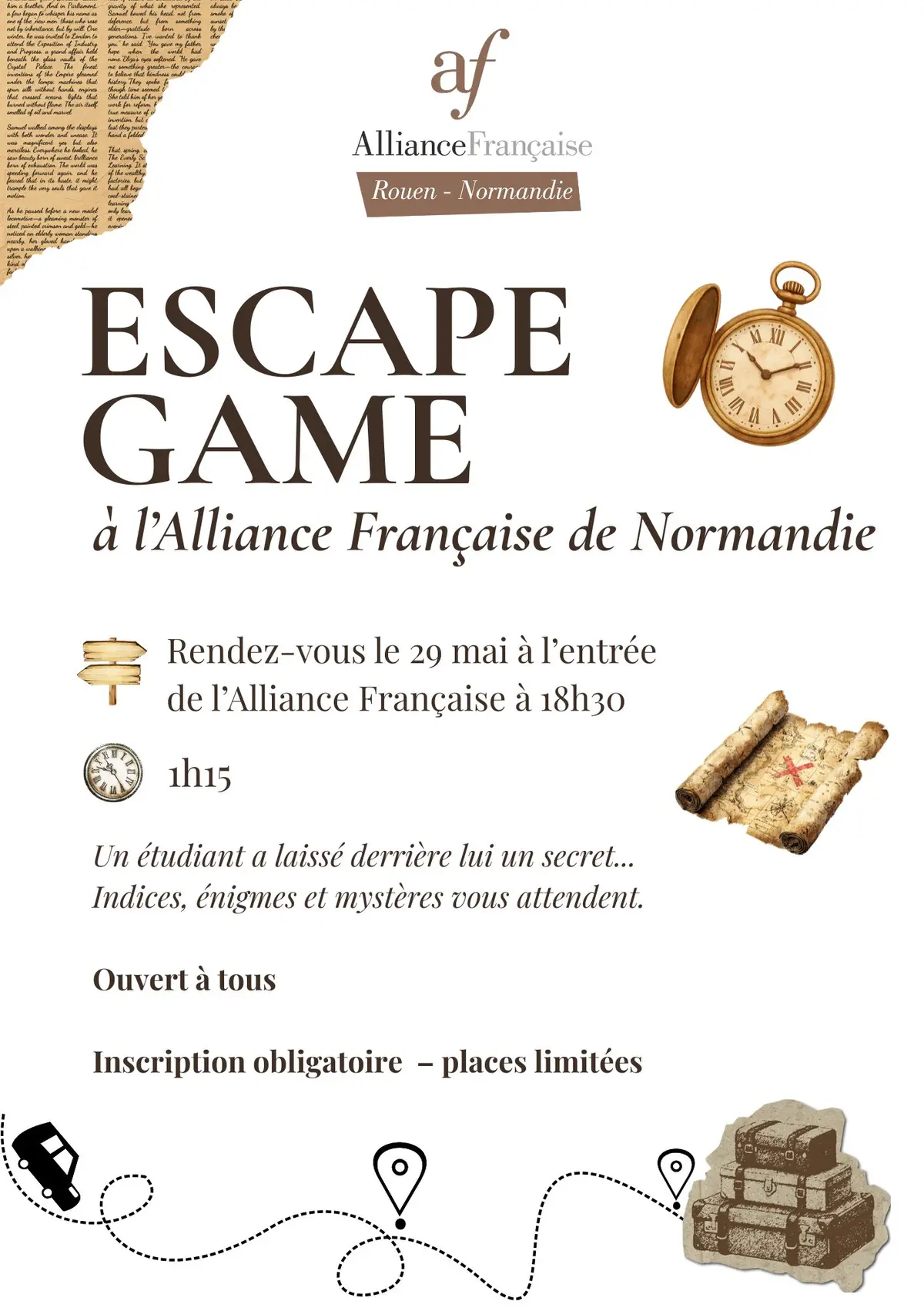Escape game : Le Secret des Carnets